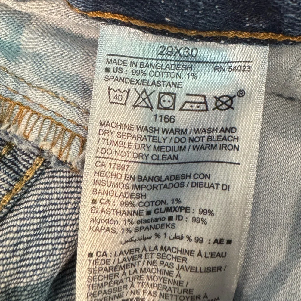 Old Navy Blue Skinny Jeans Classic Style Boys Size 29x30 12-14yrs old